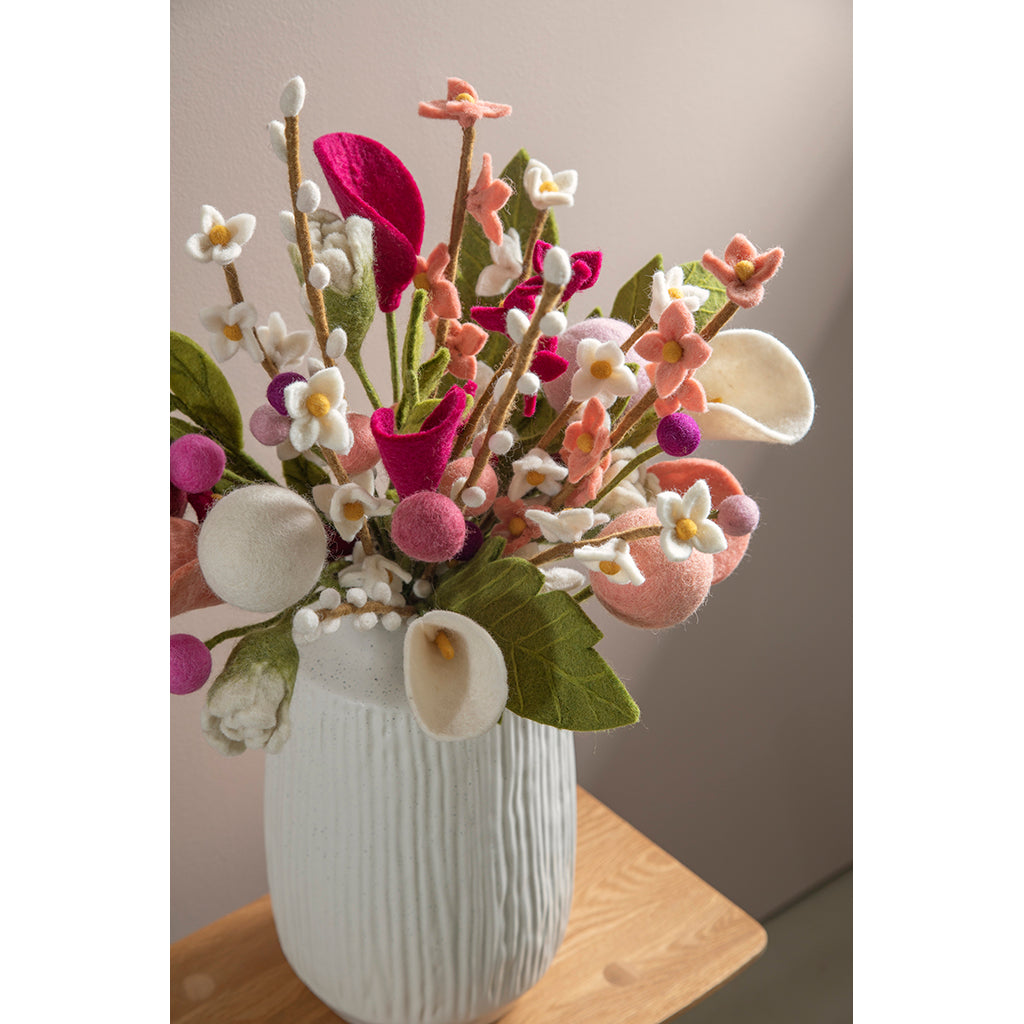 Felted Wool Anemone Flowers