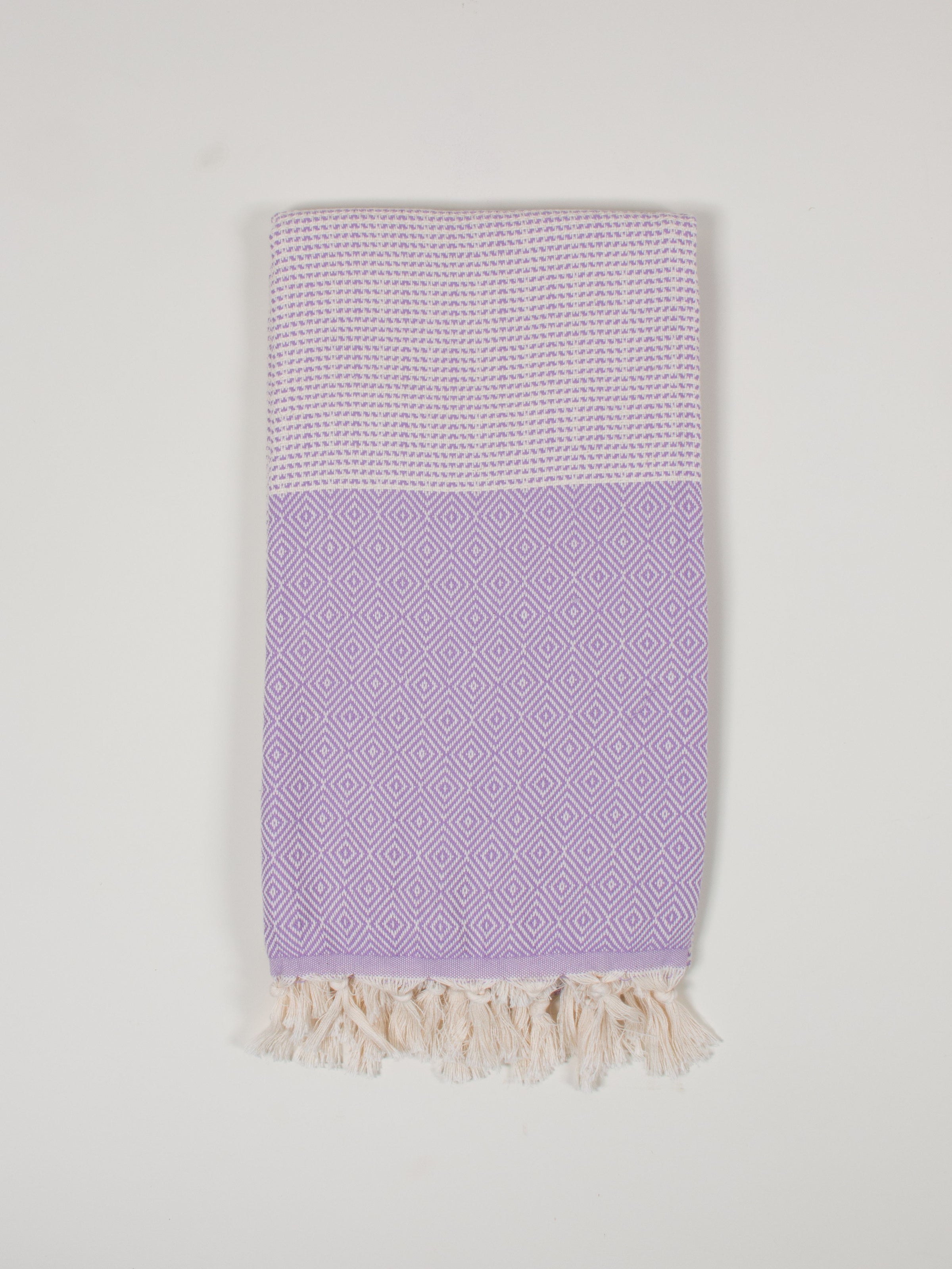 Nordic Dot Turkish Hammam Towel - Lilac