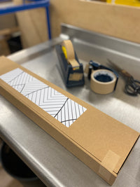 Felted Wool Leaf Branch