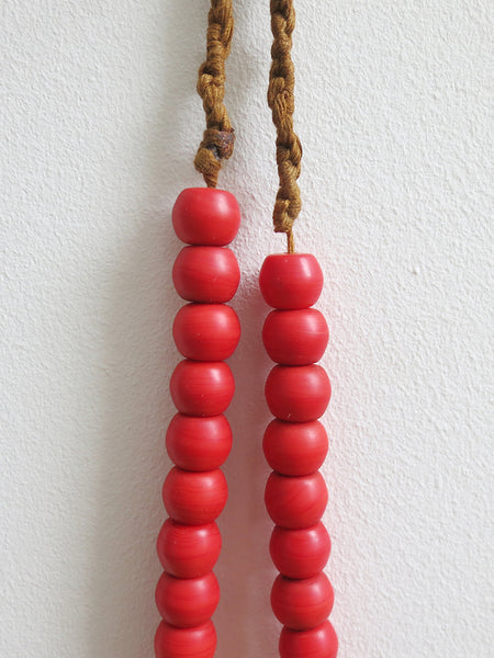 Jangali Opaque Recycled Glass Bead Necklace