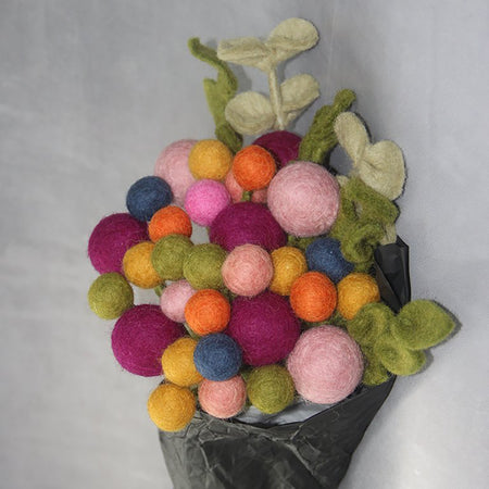 Felted Wool Lily Flowers