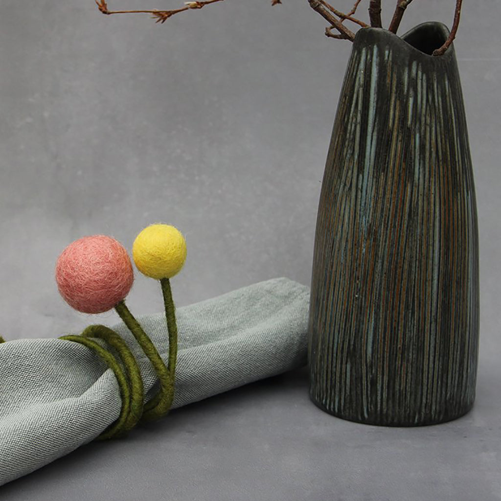 Felted Wool Flower Small