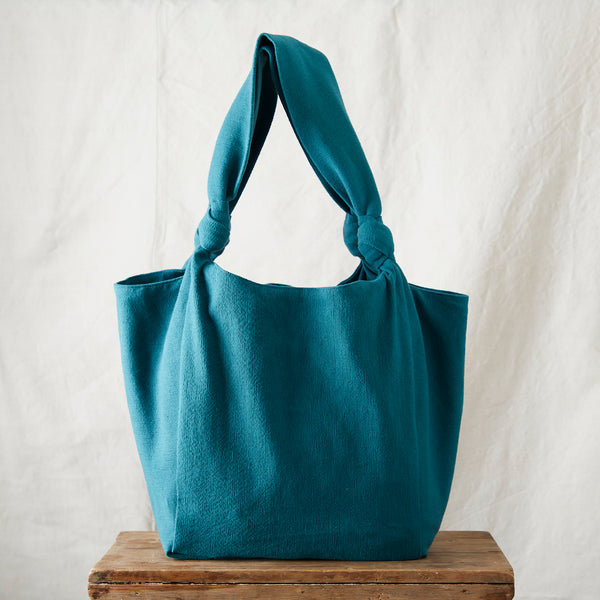 JOGI Vegan Cotton Everyday Shoulder Bag / Teal Green