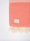 Nordic Dot Turkish Hammam Towel - Orange