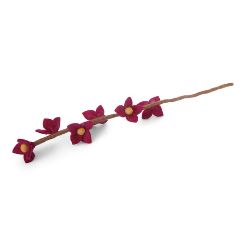 Felted Wool Branches with Flowers