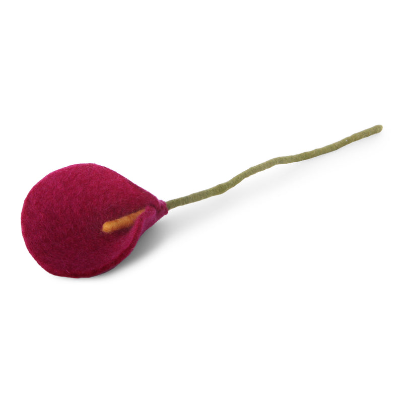 Felted Wool Lily Flowers