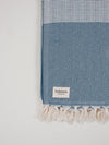 Nordic Dot Turkish Hammam Towel - Indigo