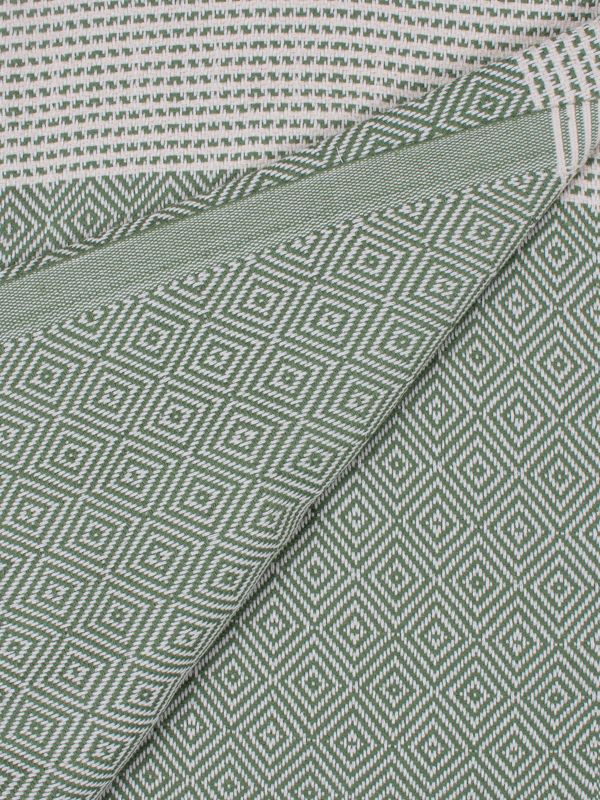 Nordic Dot Turkish Hammam Towel - Olive