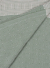 Nordic Dot Turkish Hammam Towel - Olive