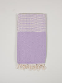 Nordic Dot Turkish Hammam Towel - Lilac