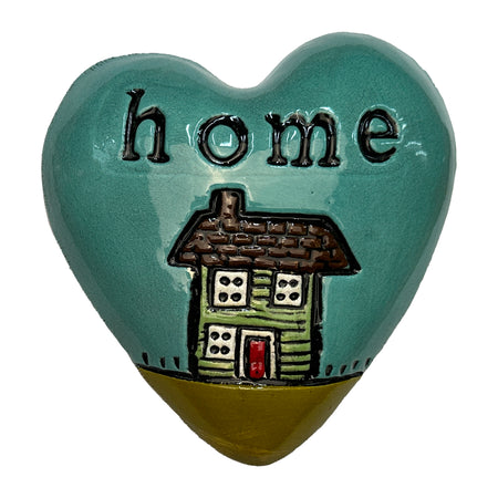 Handmade Ceramic Heart - FAMILY