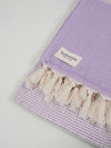 Nordic Dot Turkish Hammam Towel - Lilac