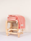 Nordic Dot Turkish Hammam Towel - Orange