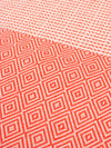 Nordic Dot Turkish Hammam Towel - Orange