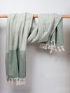 Nordic Dot Turkish Hammam Towel - Olive