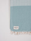 Nordic Dot Turkish Hammam Towel - Grey Green