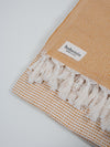 Nordic Dot Turkish Hammam Towel - Mustard