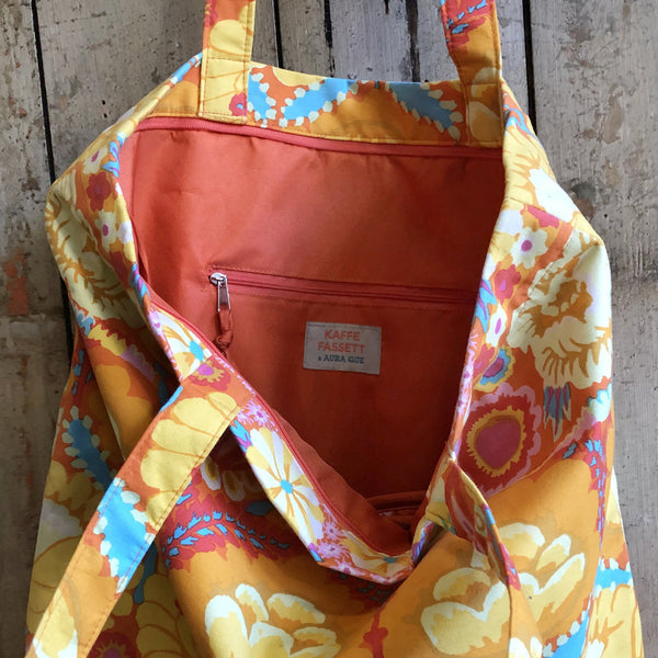 Vilasi Cotton Zip Shopper Bag