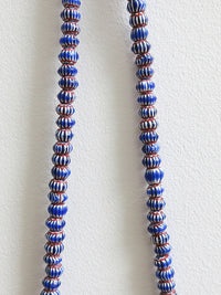 Jangali Pattern Recycled Glass Bead Necklace