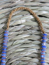Jangali Pattern Recycled Glass Bead Necklace