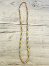 Jangali Pattern Recycled Glass Bead Necklace