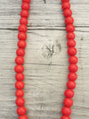 Jangali Opaque Recycled Glass Bead Necklace