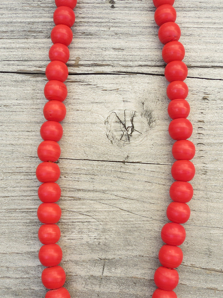 Jangali Opaque Recycled Glass Bead Necklace
