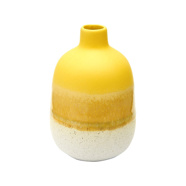 Glaze Yellow Vase