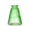 Green Glass Bud Vases - Set of 3