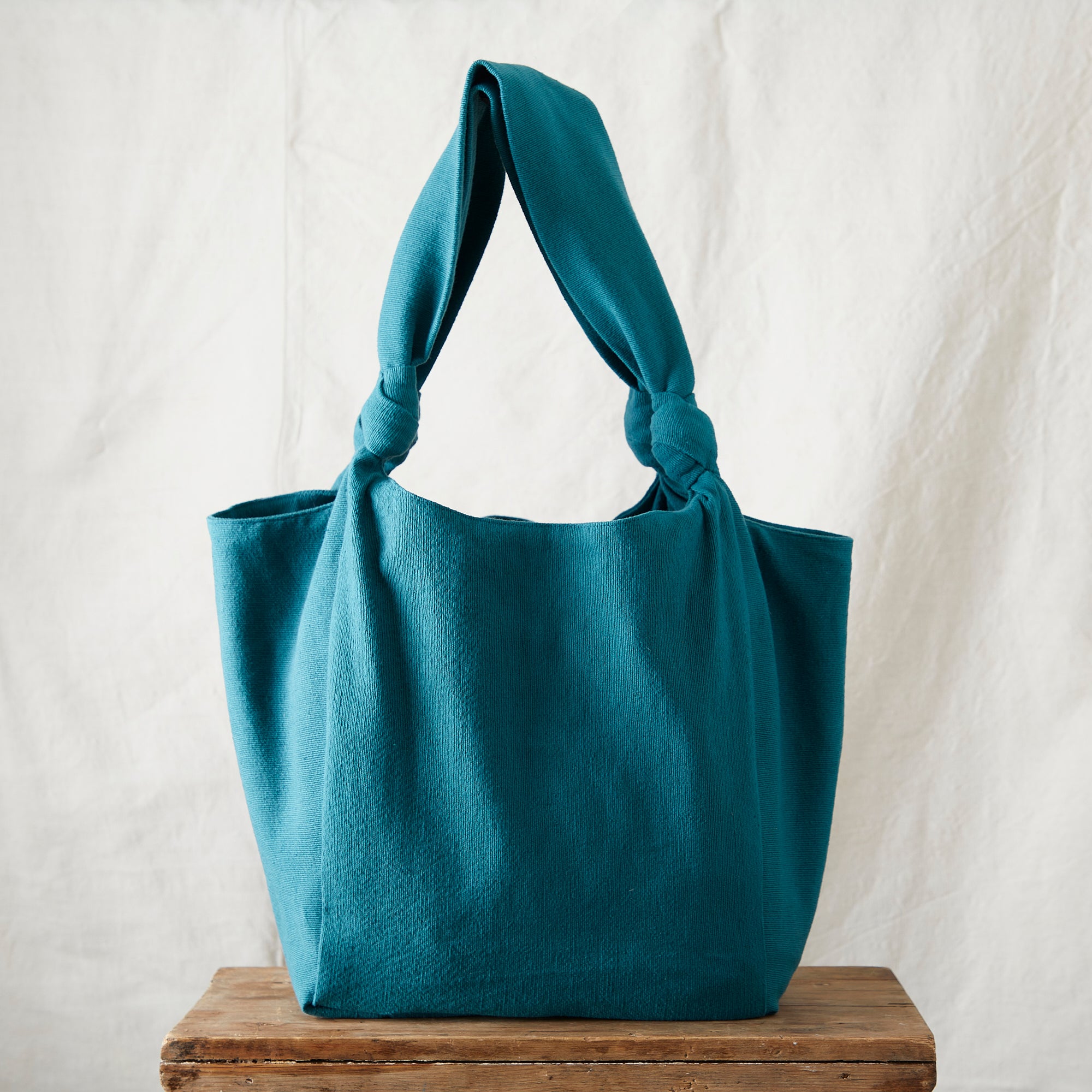 JOGI Vegan Cotton Everyday Shoulder Bag / Teal Green – Nature Shop UK