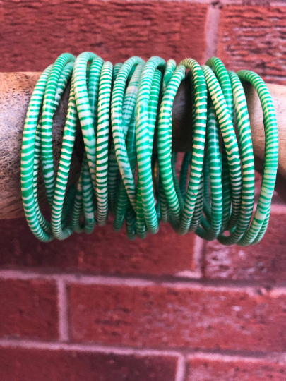 Recycled Flip Flop Bracelets (Set of 6)