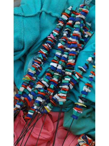 Recycled Flip Flop Bracelets (Set of 8) Zebra