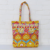 Vilasi Cotton Zip Shopper Bag